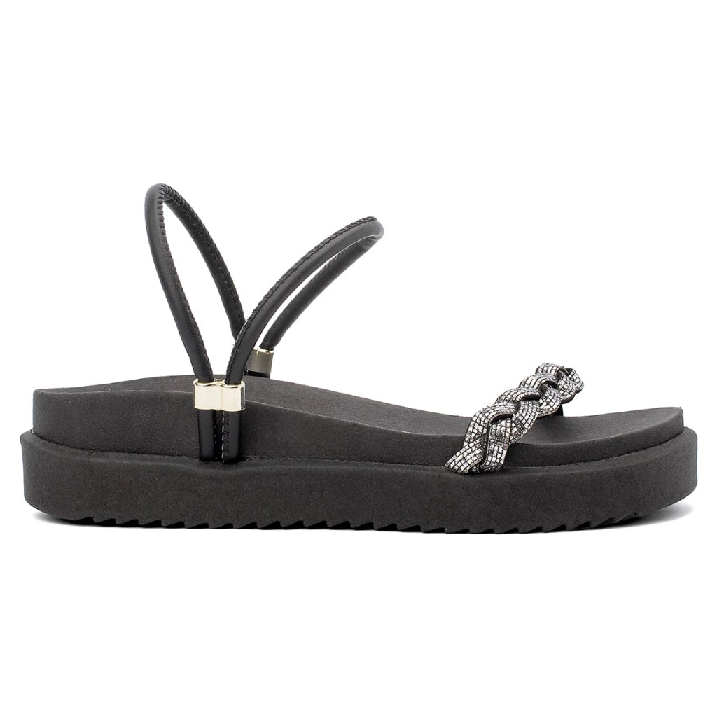 Sandália Papete Feminino Birken Rasteirinha com Regulador