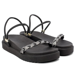 Sandália Papete Feminino Birken Rasteirinha com Regulador