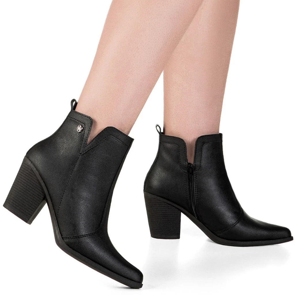 Bota Salto Alto Feminina  Texana